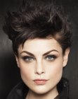 80s inspired short hair