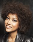 naturally curly hair