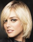 short bob with inward styling