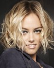 tousled short bob