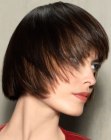 feathery short hairstyle