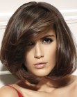 brown bob hairstyle
