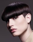 ultra short bob