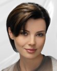satiny short hair