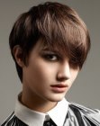 boyish look