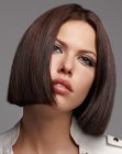 chin-length bob