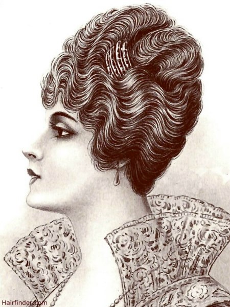 World War One hair for women - 1914