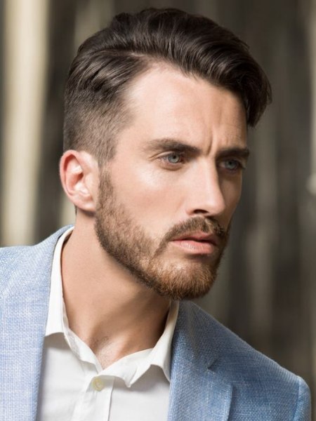 Sophisticated hairstyle for men