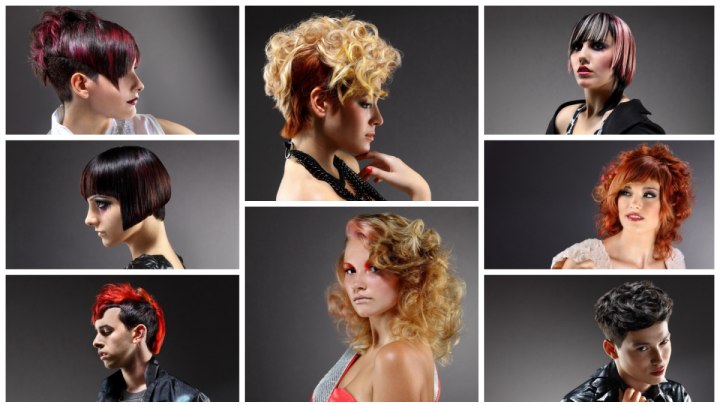Hairstyles with elements from the past