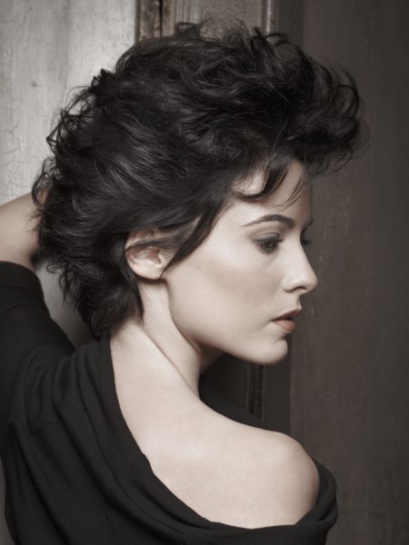 Classy short haircut with volume