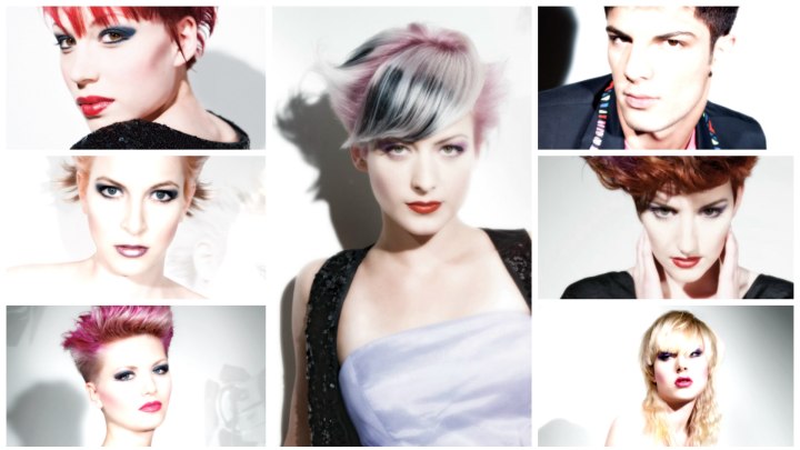 Punky hair styles for men and women