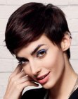 Smooth pixie cut with a lot of flexibility