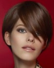 Very sleek and elegant short hairstyle that fits like a glove