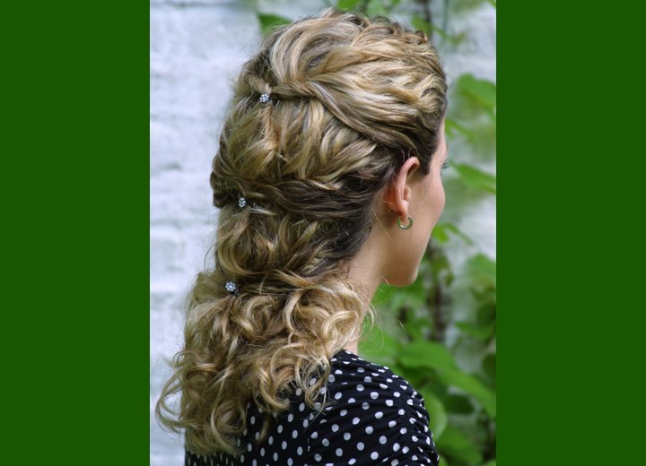 Victorian up style for hair