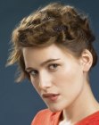 updo with hairclips
