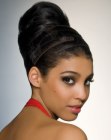 elegant festive updo