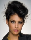modern festive hairstyle
