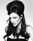 vintage hair up style