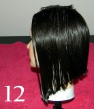 Inverted bob how - Length of the tips of the hair