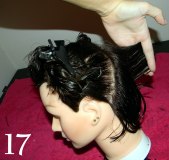 Angled bob - How to cut the nape section