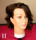 Comb hair to create and undercut look