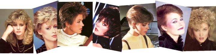 Hairstyles of the eighties