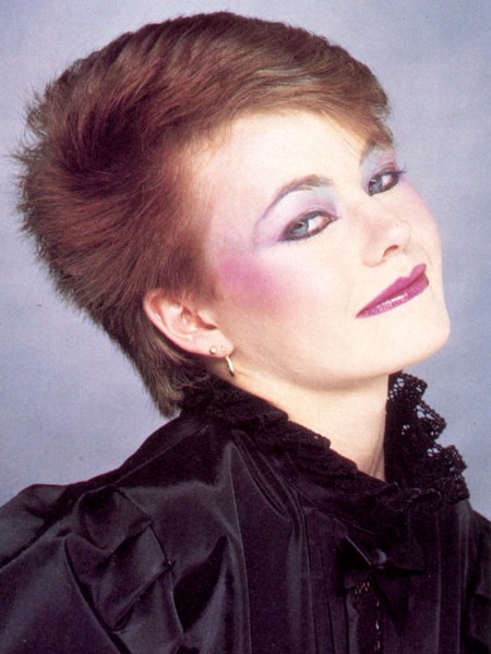 New wave hairstyle from the 80s