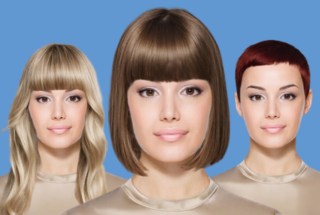 App to try hairstyles on your own face