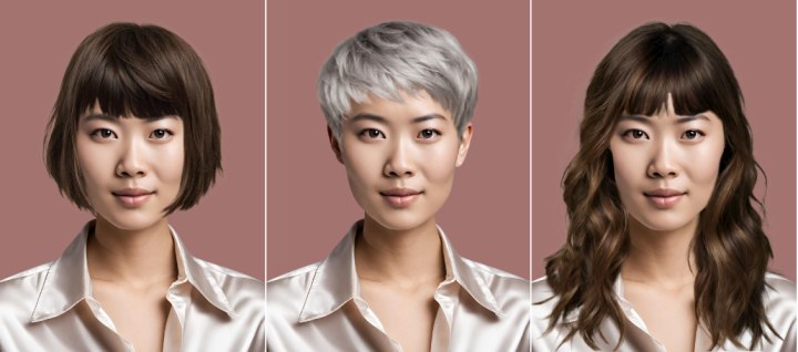 Hairstyles to try on for Asian women