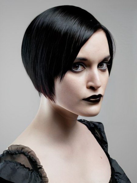 Short gothic hairstyles pictures