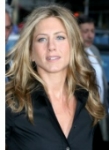 Jennifer Aniston with the messy look for her hair
