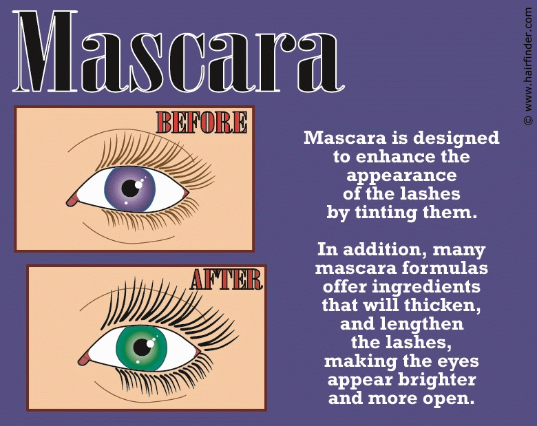Applying mascara is best done after you've applied your eye shadow and eye 