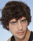 unstructured short men's haircut