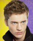 short layered men's haircut
