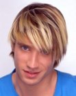 young man with blonde hair