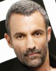 man with short gray hair