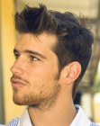 Stylish and classic hairdo for men