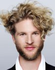 trendy male haircut