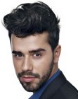 professional male haircut