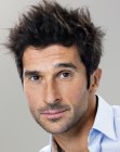male haircut with spikes