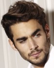 finger styled hair