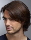 ear long hairstyle for men