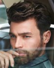 Fashionable brown hair for men