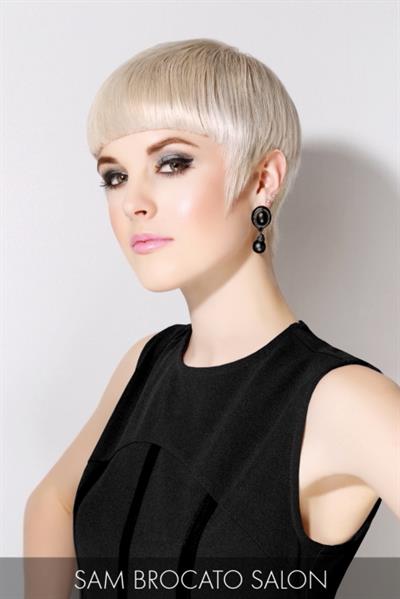 Pixie cuts - Smooth pixie with arched bangs