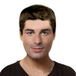 male before virtual hairstyling