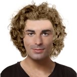 long curly hair for men