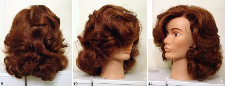 Layered hairstyle with body and volume