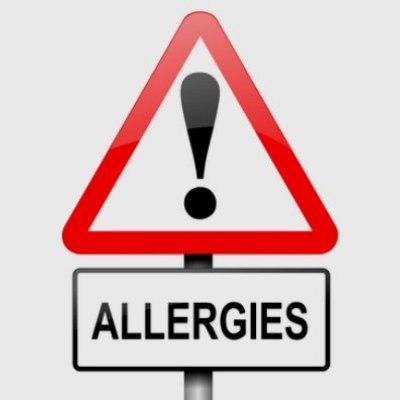 Allergies warning sign