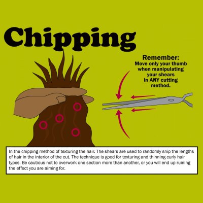 Hair chipping how to