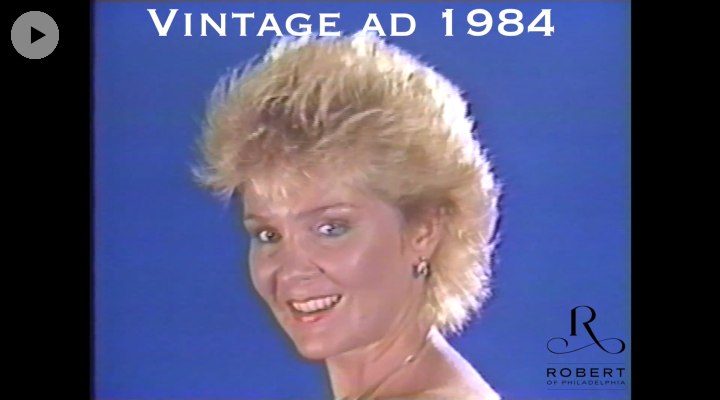 1980s look for short hair